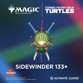   Ultimate Guard Sidewinder 133+ Xenoskin Magic: The Gathering | Teenage Mutant Ninja Turtles - Blue Pizza