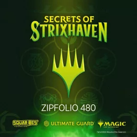   Ultimate Guard Zipfolio 480 Xenoskin Magic: The Gathering Secrets of Strixhaven" - Silverquill"