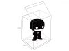 Ultimate Guard Protective Case for Funko POP!™ Figuras in Counter-Top Display (40)