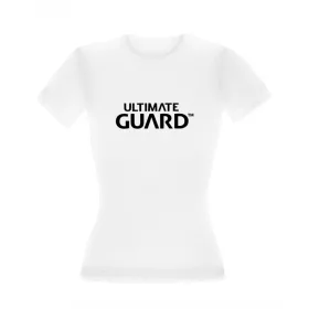 Ultimate Guard Ladies T-Shirt Wordmark White Size XS