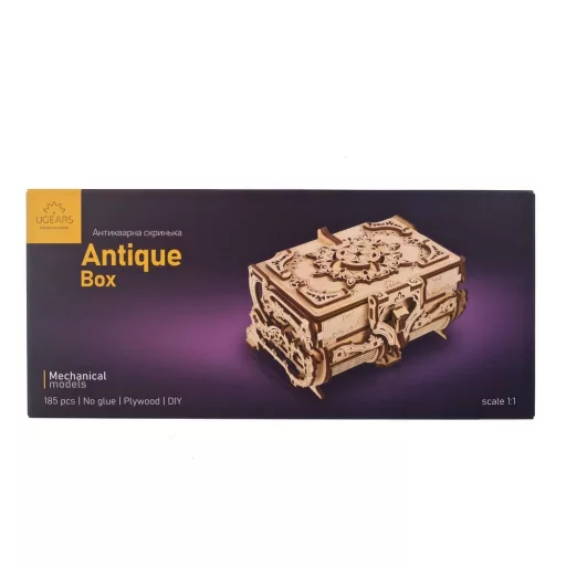 Ugears 3D Wooden Puzzle Antique Box