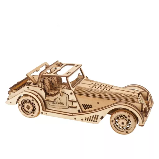 Ugears 3D Wooden Puzzle Sports Car Rapid Mouse