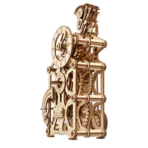Ugears 3D Wooden Puzzle Engine Clock