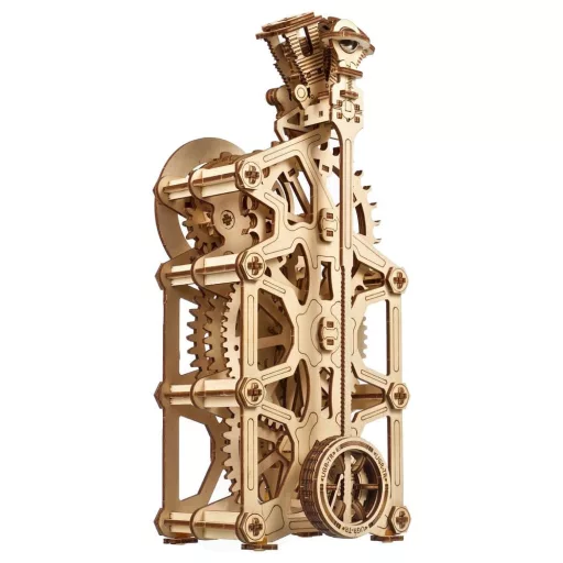 Ugears 3D Wooden Puzzle Engine Clock