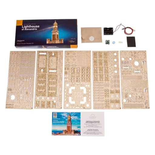 Ugears 3D Wooden Puzzle Lighthouse of Alexandria