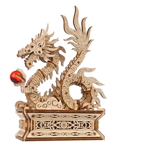 Ugears 3D Wooden Puzzle Wood Dragon