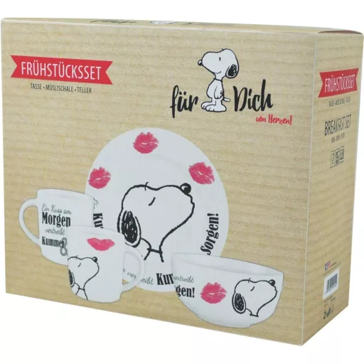 Peanuts Breakfast Set Snoopy