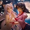 Nekomonogatari Monogatari Series PVC Szobor Tsubasa Hanekawa Set (re-run) 19 cm