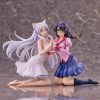 Nekomonogatari Monogatari Series PVC Szobor Tsubasa Hanekawa Set (re-run) 19 cm