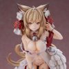 Original Character PVC Statue Kaeru No Ko Illustration Cat 25 cm