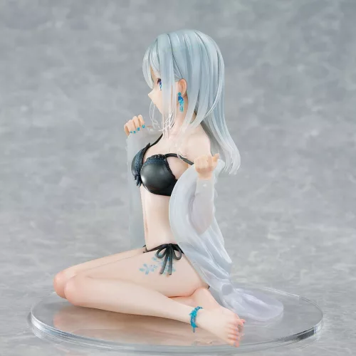 Original Character PVC Szobor 1/7 Silver-Haired Girl Sky Blue Morning Special Outfit Ver. by Fuumi Illustration 16 cm