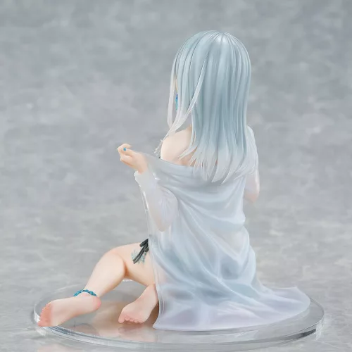 Original Character PVC Szobor 1/7 Silver-Haired Girl Sky Blue Morning Special Outfit Ver. by Fuumi Illustration 16 cm