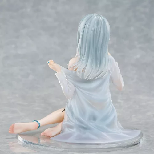 Original Character PVC Szobor 1/7 Silver-Haired Girl Sky Blue Morning Special Outfit Ver. by Fuumi Illustration 16 cm