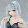 Original Character PVC Szobor 1/7 Silver-Haired Girl Sky Blue Morning Special Outfit Ver. by Fuumi Illustration 16 cm