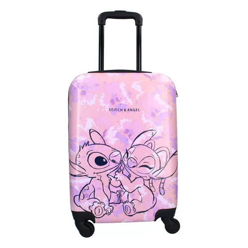 Lilo & Stitch Trolley Suitcase Ohana Forever pink 46 cm