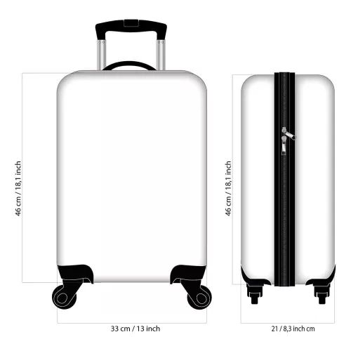 Lilo & Stitch Trolley Suitcase Ohana Forever pink 46 cm