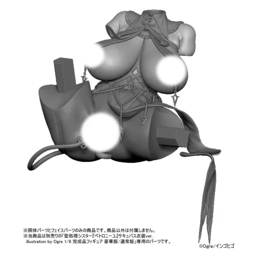 Original Character Action Figure Parts 1/6 Seishori Sister Petronille" Succubus Outfit Ver. illustration by Ogre Optional Part Set 12 cm"