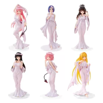   To Love-Ru Darkness Figures CHILLfigg Set 15th: Goddess Dress Ver. 16 cm Collection Blind Box (6)
