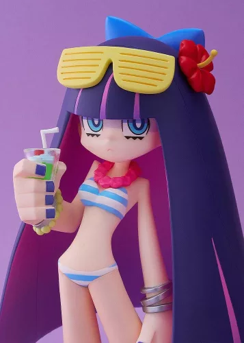 New Panty & Stocking with Garterbelt Pop Up Parade Beach Queens Stocking L Size 19 cm