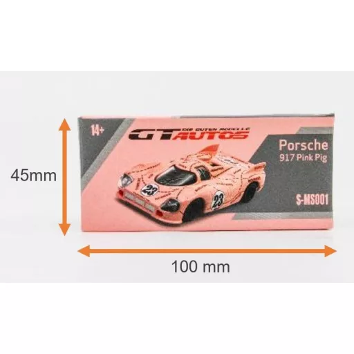 Porsche Diecast 1/64 Model 917/20 Pink Pig 7 cm