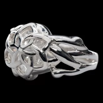   Lord of the Rings Nenya - The Ring of Galadriel (Sterling Silver) Size 9.75