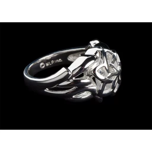 Lord of the Rings Nenya - The Ring of Galadriel (Sterling Silver) Size 9.75