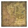Lord of the Rings Art Print Parchment Map of Middle-earth 59 x 30 cm
