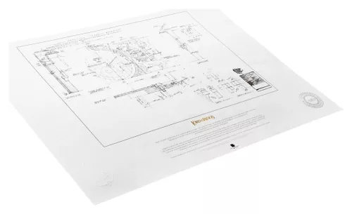 Lord of the Rings Blueprint Art Print The Grey Havens 59 x 42 cm
