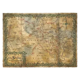 The Hobbit Art Print Map of the Shire 74 x 54 cm