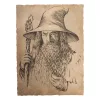 The Hobbit Art Print Portrait of Gandalf the Grey 21 x 28 cm