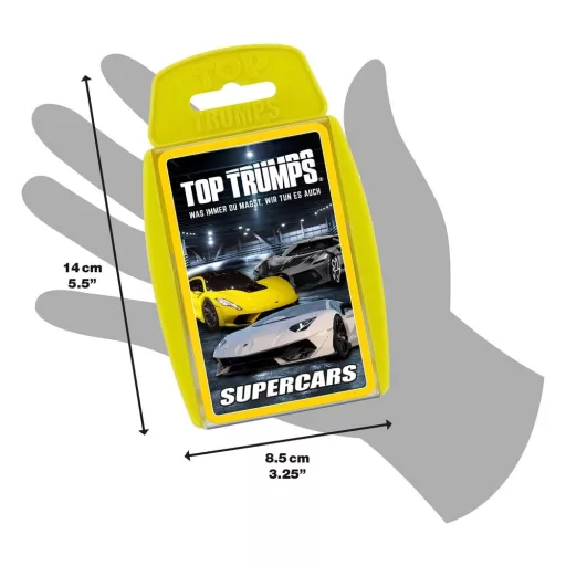 Super Cars Card Game Top Trumps *German Version*