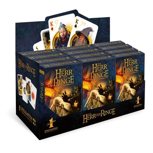 Lord of the Rings Number 1 Playing Cards Display (12) *German Version*