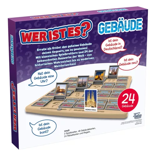 Board Game Guess Who Berühmte Gebäude *German Version*