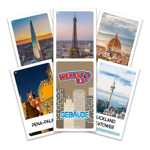 Board Game Guess Who Berühmte Gebäude *German Version*