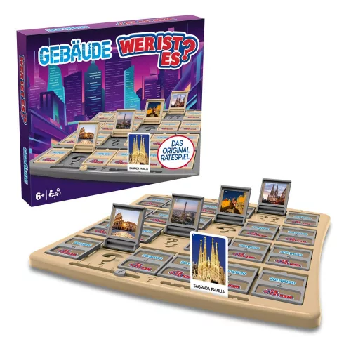 Board Game Guess Who Berühmte Gebäude *German Version*