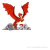 D&D Icons of the Realms pre-painted Miniatures Gamelings: Red Dragon