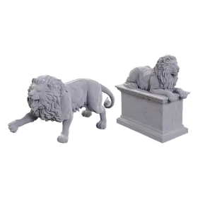  WizKids Deep Cuts Miniatures Unpainted Miniatures 2-Pack Stone Lion