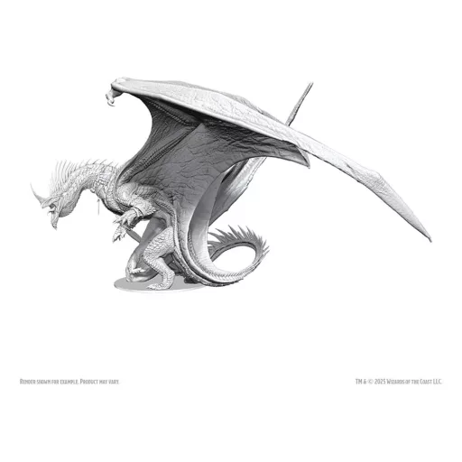 D&D Nolzur's Marvelous Miniatures Figura Unpainted Miniatures Ancient Blue Dragon 20 cm