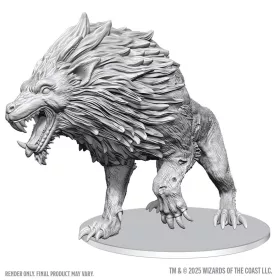   D&D Nolzur's Marvelous Miniatures Unpainted Miniatures Dire Worg 11 cm