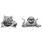 Pathfinder Battles Deep Cuts Unpainted Miniature Bogwid & Slurk 13 cm