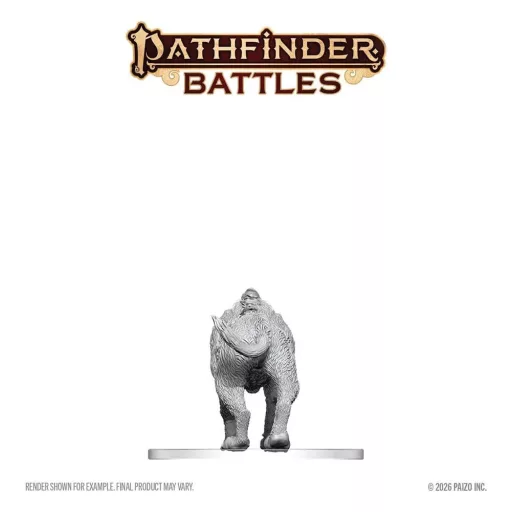 Pathfinder Battles Deep Cuts Unpainted Miniature Hyaenodon 13 cm