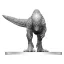 Pathfinder Battles Deep Cuts Unpainted Miniature Pachycephalosaurus 13 cm