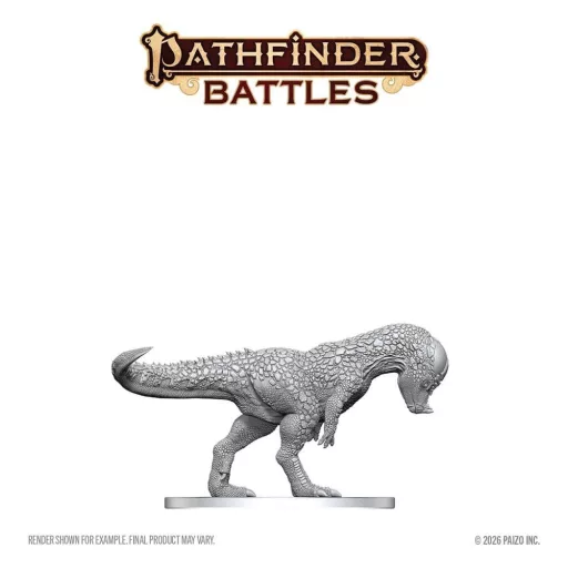 Pathfinder Battles Deep Cuts Unpainted Miniature Pachycephalosaurus 13 cm