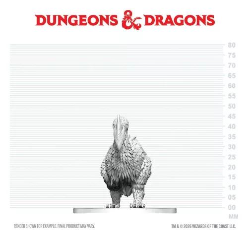 D&D Nolzur's Marvelous Miniatures Mini Figure Axe Beak 4 cm