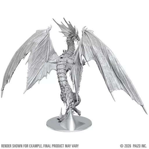 Pathfinder Deep Cuts Unpainted Boxed Miniature Adult Mirage Dragon 23 cm