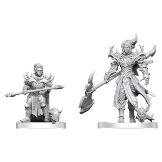   Pathfinder Battles Deep Cuts Unpainted Miniature Pyre & Godclaw Hellknights 14 cm