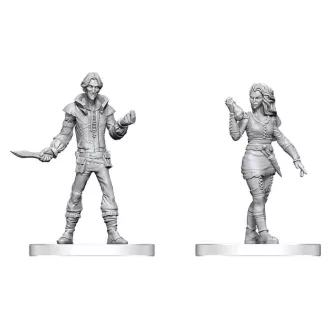   Pathfinder Battles Deep Cuts Unpainted Miniature Thief & Pickpocket 14 cm