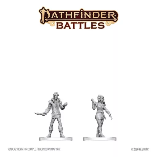 Pathfinder Battles Deep Cuts Unpainted Miniature Thief & Pickpocket 14 cm