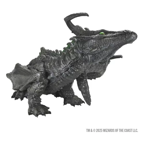 D&D Replicas of the Realms Life-Size Foam Figure Black Dragon Wyrmling 46 cm