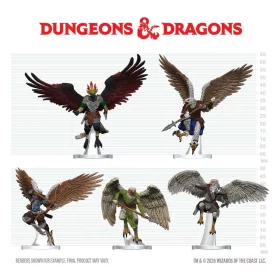 D&D Icons of the Realms Mini Figures Aarakocra Flock 20 cm